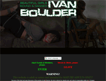 Tablet Screenshot of ivanboulder.com